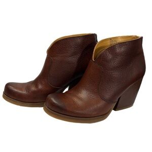 Kork-ease Gemini brown leather ankle boots